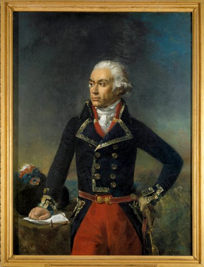 Portrait of Charles Francois Dumouriez, General in Chief of the Northern Army by Jean Sebastien Rouillard