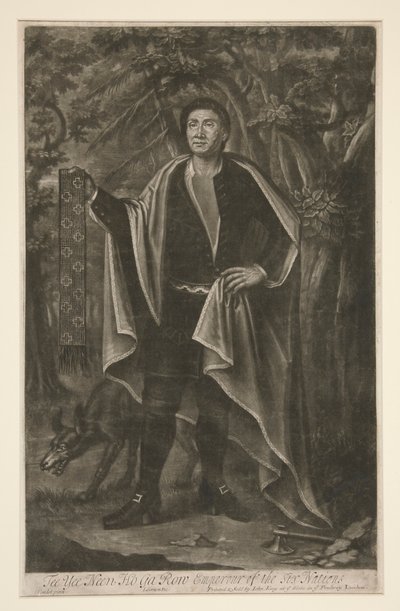 Tee Yee Neen Ho Ga Row, Emperour of the Six Nations by Jean Simon