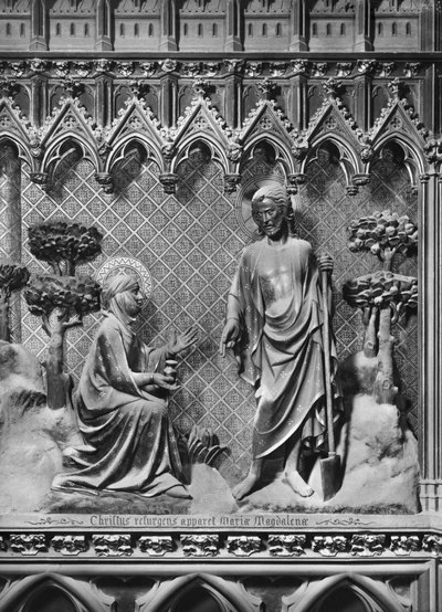 Cathedral, Interior, Choir Screen, Jesus Christ Appearing to Mary Magdalene by Jean and Jean Le Boutellier Ravy