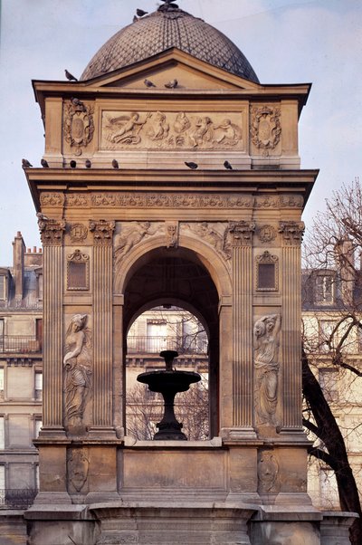View of the Fountain of the Innocents by Jean and Lescot Pierre Goujon