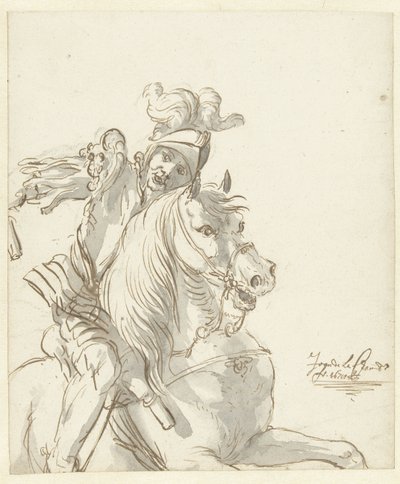 Roman Soldier on Horseback by Jean de la Chambre