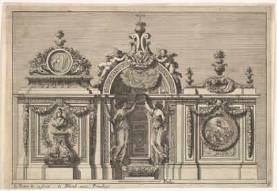 Design for a Tabernacle with Two Variants, from: Tabernacles à l
