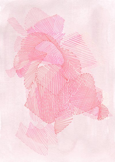 Delicate Abstract Layers by Jenja Braun