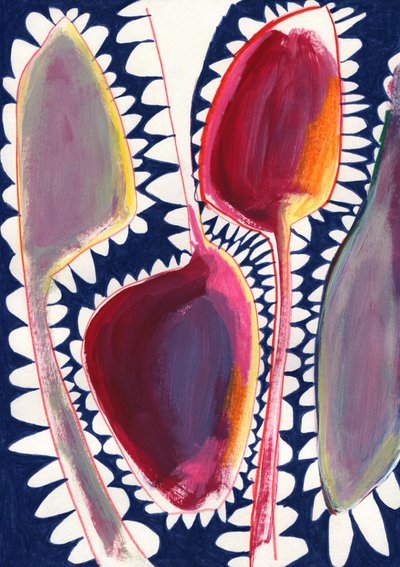 Vibrant Abstract Forms by Jenja Braun