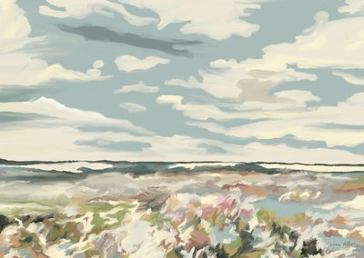 Painterly Sky Horizon by Jenna Alheit