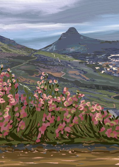 Scenic Mountain Blooms by Jenna Alheit