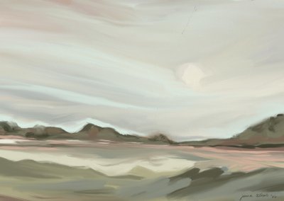 Serene Abstract Landscape by Jenna Alheit