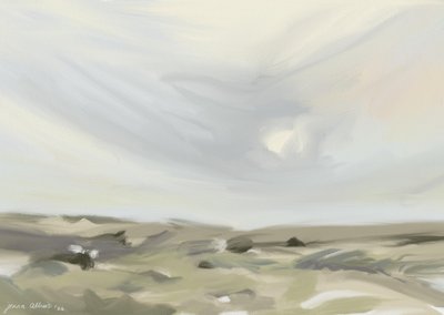 Serene Sky Landscape by Jenna Alheit