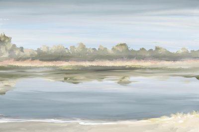 Serene Water Reflections by Jenna Alheit