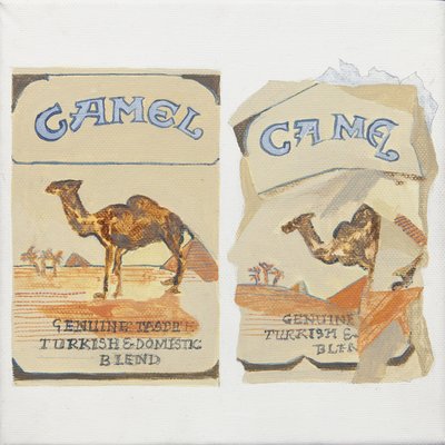 Camel Cigarette packs by Jennifer Abbott