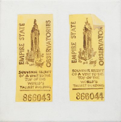 Old ticket of Empire State Building by Jennifer Abbott
