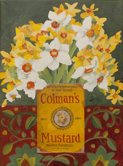 White and yellow narcissi in Colman