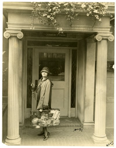 Mrs L C Harper (Mabel Herbert Urner) on her way to Europe to Collect Samples, New York, USA by Jessie Tarbox Beals