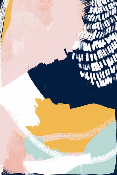 Abstract Color Strokes by Jilli Darling
