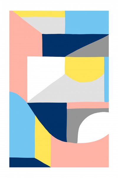 Geometric Color Blocks by Jilli Darling