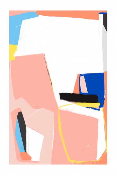 Modern Geometric Abstract by Jilli Darling