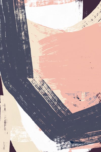 Soft Brushstroke Abstract by Jilli Darling