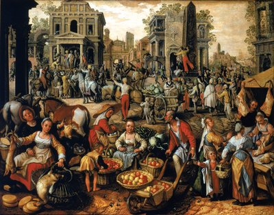 Market with Ecce Homo by Joachim Beuckelaer
