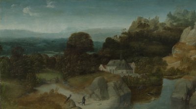 Landscape with the Temptation of Saint Antony Abbot by Joachim Patinir (workshop of)
