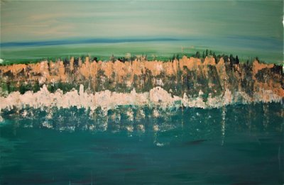 Green Forest Reflection by Joackim Schou Dahle