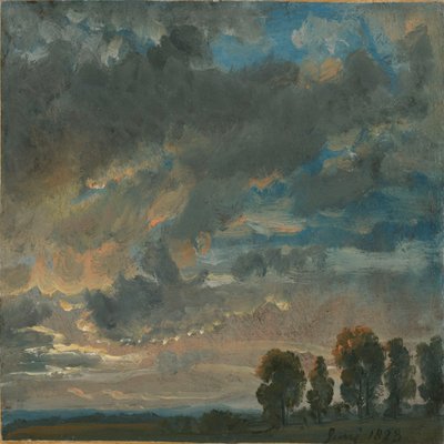 Clouds in the Evening by Johan Christian Dahl