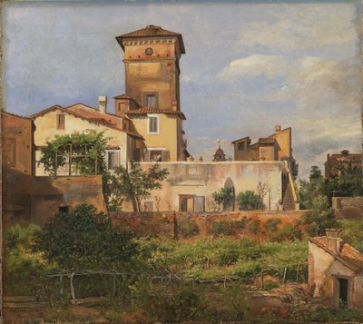 Scene from the Villa Malta by Johan Christian Dahl