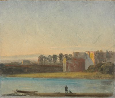 View over the Elbe by Johan Christian Dahl