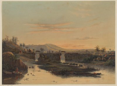 View of the Surroundings of Batavia (Landscape in the Batavian Environs) by Johan Conrad Greive