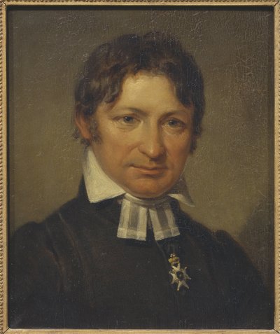 Portrait of Frans Mikael Franzen by Johan Gustaf Sandberg