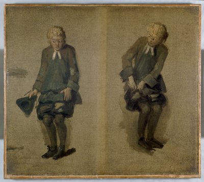 Two Sketches of David Garrick in Character by Johan Joseph Zoffany