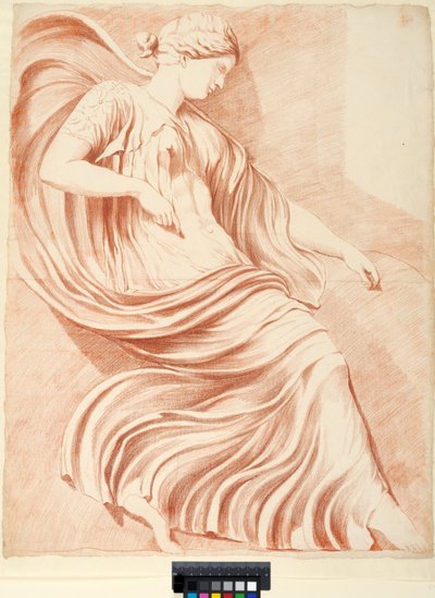 Academy Drawing. Relief from the Vatican Belvedere Court by Johan Tobias Sergel