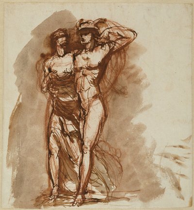 Mercury and Psyche, II by Johan Tobias Sergel
