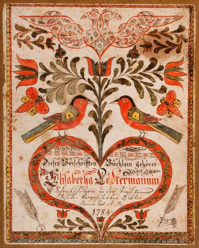 Cover for a Book of Copy Models by Johann Adam Eyer