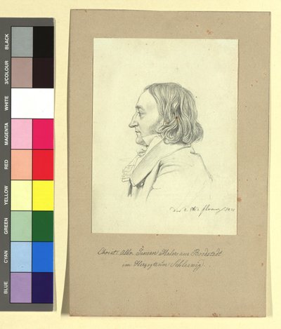 Christian Albrecht Jensen (1792-1870), Painter by Johann Adam Klein