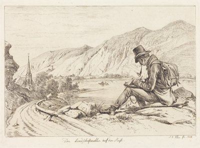 The Landscape Painter on Tour by Johann Adam Klein