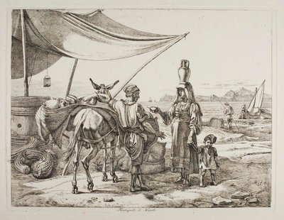 Fruit Dealer from Naples by Johann Adam Klein