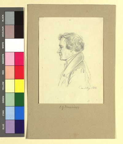 Gustav Karl Börner (1790-1855), Painter by Johann Adam Klein