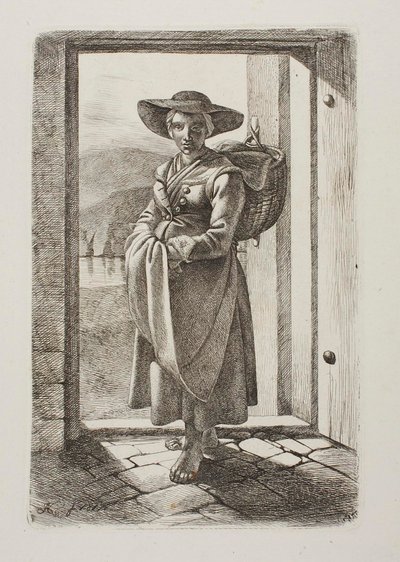 Hungarian Beggar by Johann Adam Klein