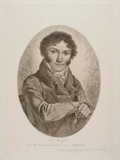 Johann Georg Mansfeld by Johann Adam Klein