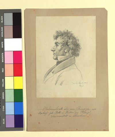 Johann Nepomuk von Ringseis (1785-1880), Physician, Rector by Johann Adam Klein