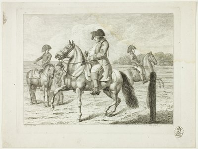 Riding School and Horses by Johann Adolph Darnstedt