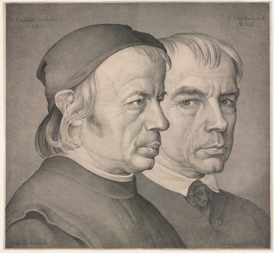 The Brothers Eberhard by Johann Anton Ramboux