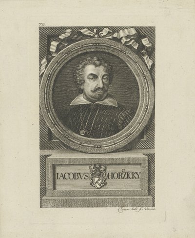 Portrait of Jakub Horcicky z Tepence by Johann Balzer