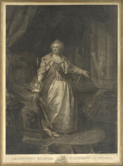 Catherine II of Russia (1729-1796) by Johann Baptist von Lampi the Elder
