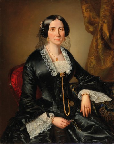 Portrait of Johanna Bujatti by Johann Christian Mayer