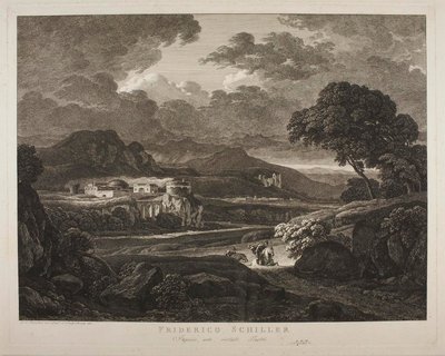 Landscape in Stormy Weather by Johann Christian Reinhart