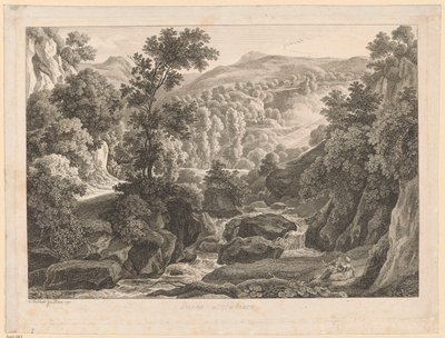 Landscape - Near Subiaco by Johann Christian Reinhart
