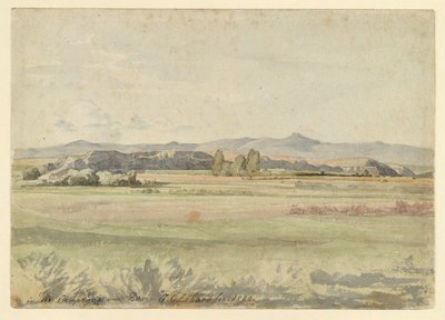 Landscape in the Campagna by Johann Christoph Erhard