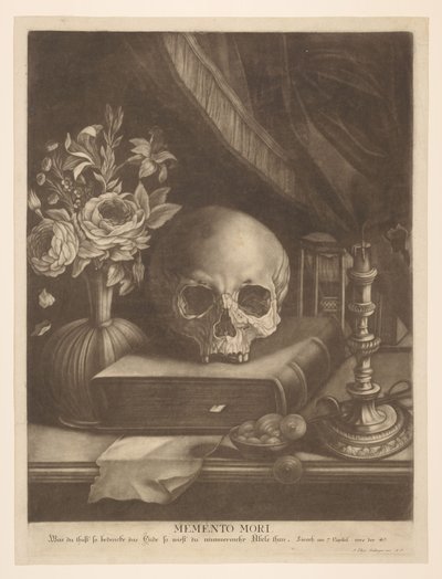 Memento Mori by Johann Elias Ridinger