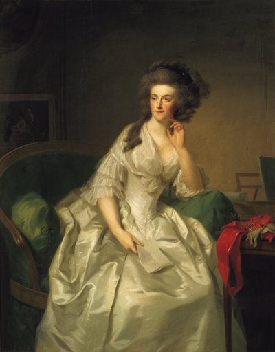 Portrait of Princess Frederika Sophia Wilhelmina (1751-1820) by Johann Friedrich August Tischbein